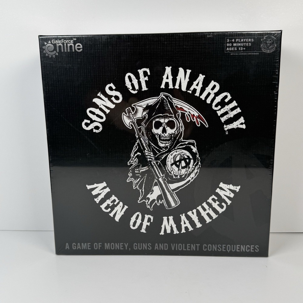 Sons of Anarchy Men of Mayhem Board Game New Sealed 13+ Gale Force Nine GF9